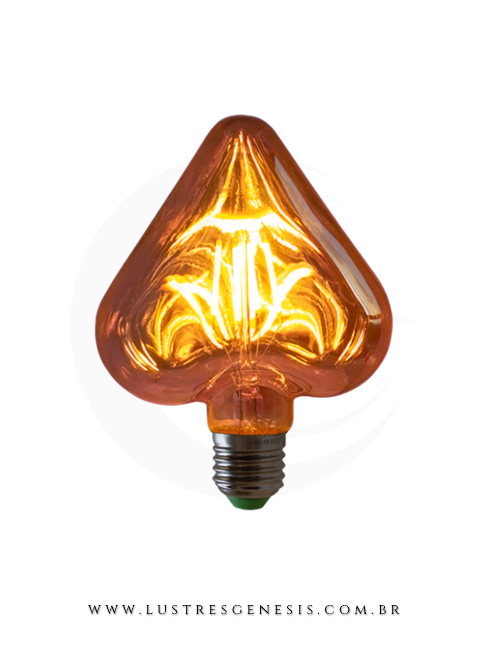 Lâmpada de Filamento de LED Heart 4W Squirrel Cage da GMH Lustres Gênesis loja online de Lustres e Iluminação Decorativa